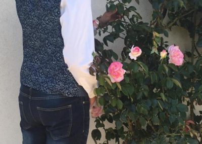 Gilet pour homme coton-jean doublé